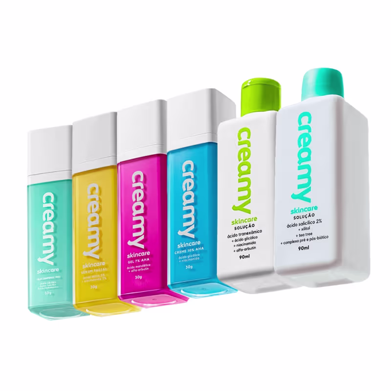 Kit Skincare Ácidos Anti Age (6 produtos)