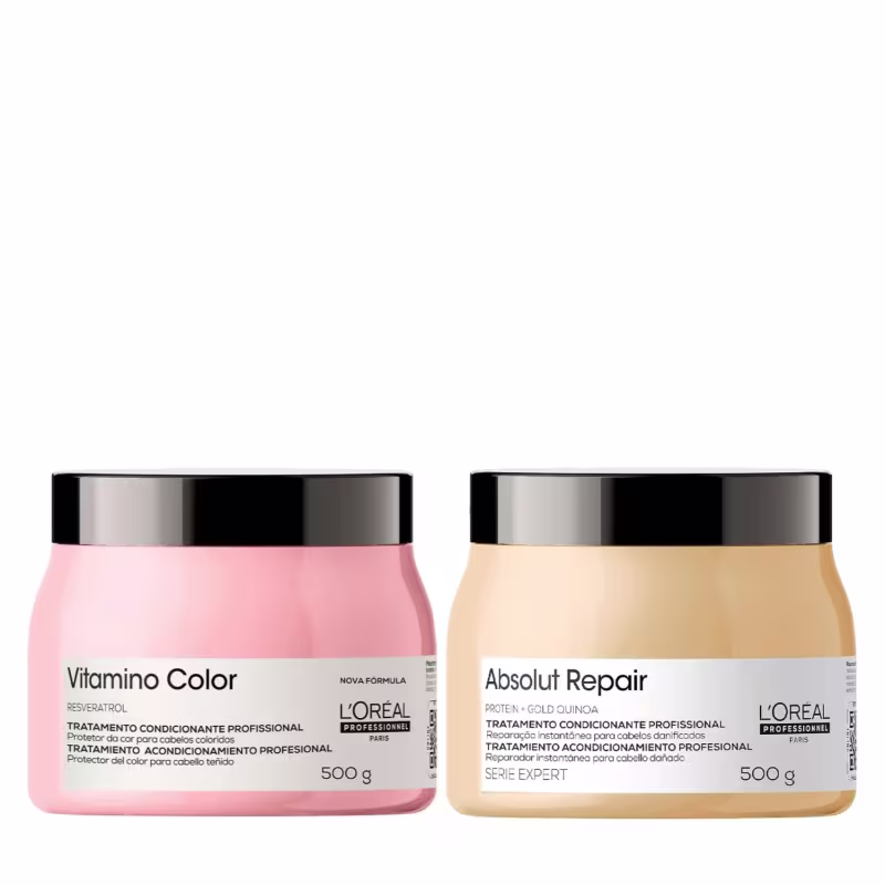 Cronograma Máscaras Absolut Vitamino Repair Salão (2 Produtos)